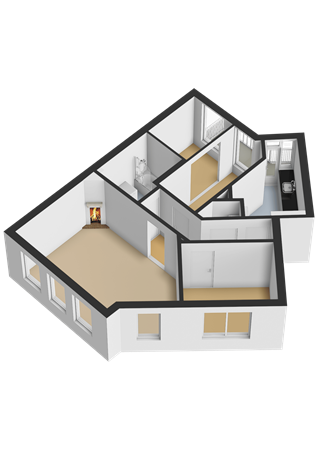 Floorplan - Tienhovenselaan 4, 2574 SX Den Haag